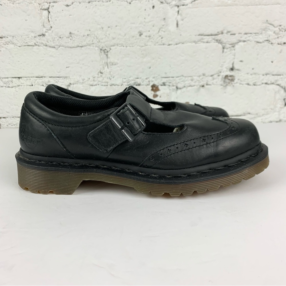 Dr. Martens Black Leather Flats - Picture 5 of 12